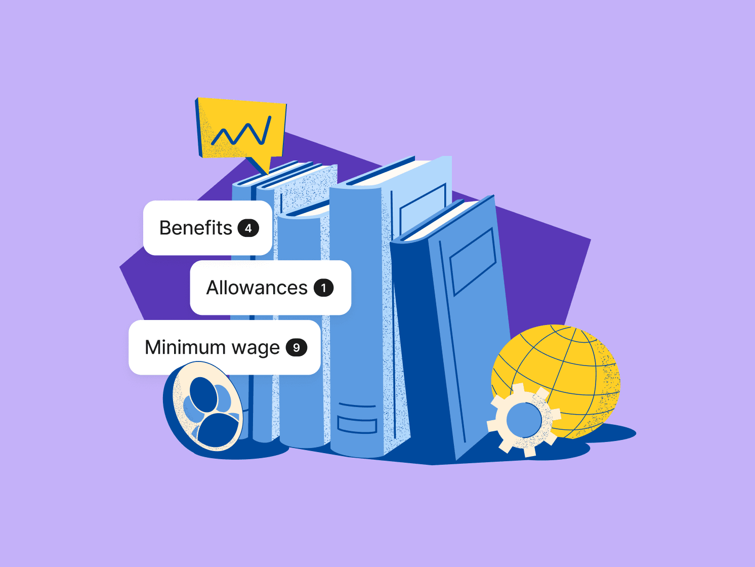 Introducing Deel knowledge hub hero illustration